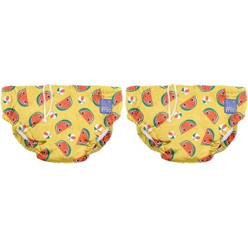 Bambino Mio, Wiederverwendbare Schwimmwindel, Milde Melone, XL (2 Jahre+) x2 2x1 St Windeln