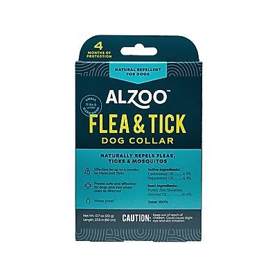 ALZOO Plant Based Flea & Tick Collar for Dogs, Small