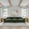 115.75’’ Minimalist Modular Sofa, Deep Seat Couch, Anti-scratch and Water-proof, Green