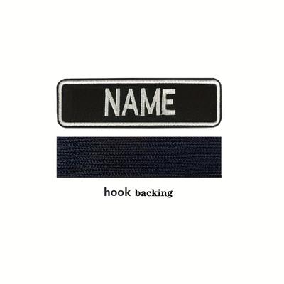 TEMU 1pc 5inch Custom Personalized Embroidered Name Patches, Embroidered Name Tags Patch