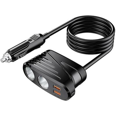Woosien - 120w Splitter Quick Charge 3.0 Autoladegerät Adapter 12v/24v 2 Port usb Ladebuchse für Image