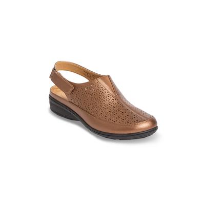 Extra Wide Width Women's The Finny Sling by Comfortview in Bronze (Size 7 WW)