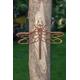 Dragonfly - Wall Hanger Rusted Metal Garden Ornament
