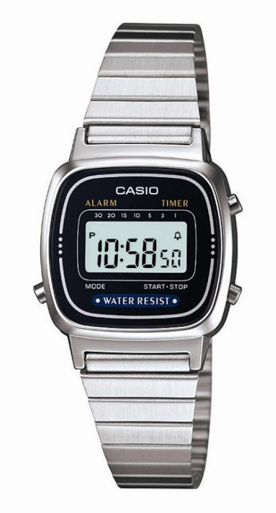 Casio Collection Womens Silver Watch LA670WEA-1EF Stainless Steel - One Size | Casio Sale | Discount Designer Brands