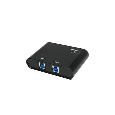 LogiLink UA0216 - USB 3.2 Gen 1 (3.1 Gen 1) Type-B - USB 3.2 Gen 1 (3.1 Gen 1) Type-A - 5000 Mbit/s - Schwarz - Kunststo