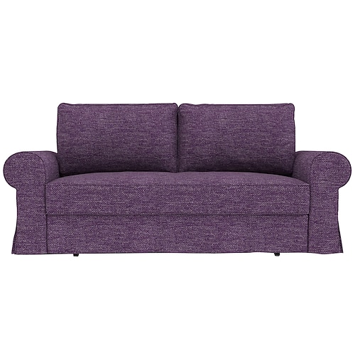 Copertura per divano letto da 3 posti con coperture a tinta unita