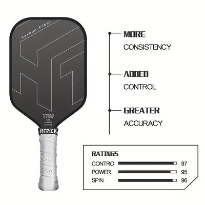 TEMU Cold-compressed, Professional Extended Cloth Pattern Pickleball Paddle, Can Power And