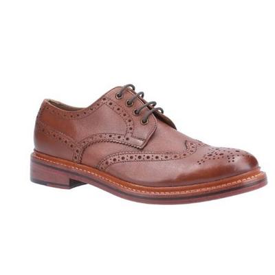 Cotswold Herren Quenington Goodyear Welt Lace Up Lederschuh (Braun) Image