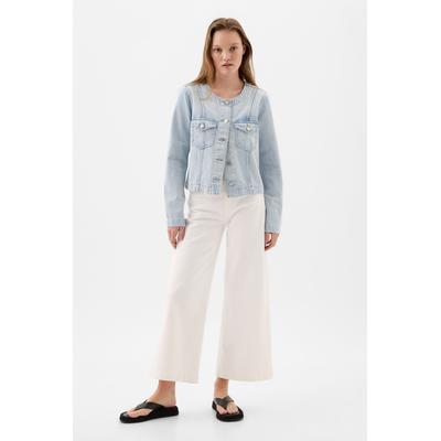 Gap Womens Blue Denim Jacket with Washwell - Blue