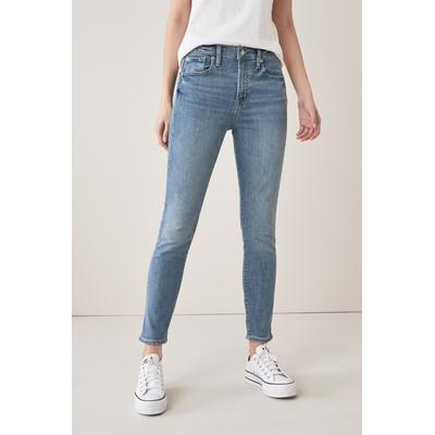 Gap Womens Light Indigo Blue High Waisted Stretch True Skinny Jeans - Light Indigo Blue