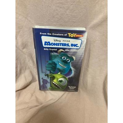 Disney Media | Monsters Inc. Vhs Vcr Video Tape Used Clamshell Disney Pixar Blue | Color: Blue | Size: Os