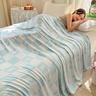 Summer Cooling Quilt 100% Viscose Derived from Bamboo Blanket for Kids Adults Nap Blanket Ice Silk Soft and Ultra-thin