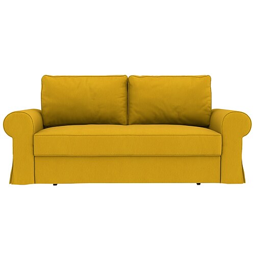 100% Baumwolle Schlafsofabettbezug einfarbig gepolsterte Baumwollbezüge Image