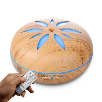 Large Capacity Wooden Essential Oil Diffuser with Remote - Ultrasonic Humidifier for Home and Office - Aroma Diffuser for Air Freshener and Humidification