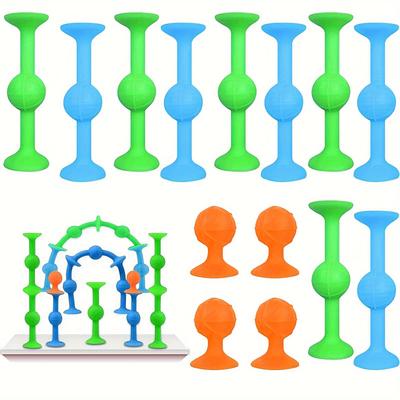 12pcs, Suction Cup Darts, Soft Silicone Sticky Dar...