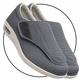 Mens Walking Shoes Slip-on Trainers Loafers with Arch Support Orthopedic Casual Sneakers for Plantar Fasciitis Indoor & Outdoor Walking Slippers Shoes(Color:Grey,Size:6 UK)
