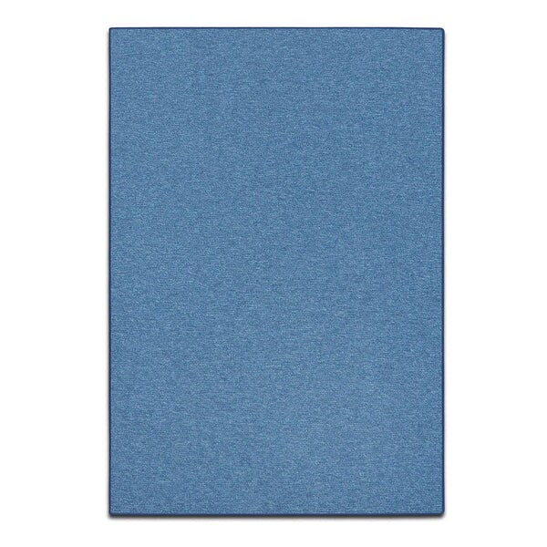 KARAT Teppich "London" - Flacher Schlingenflor - Hellblau / 100 x 100 cm Image