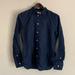 J. Crew Shirts | J. Crew 100% Linen Baird Mcnutt Navy Blue Long Sleeve Button Up Shirt Slim S | Color: Blue | Size: S