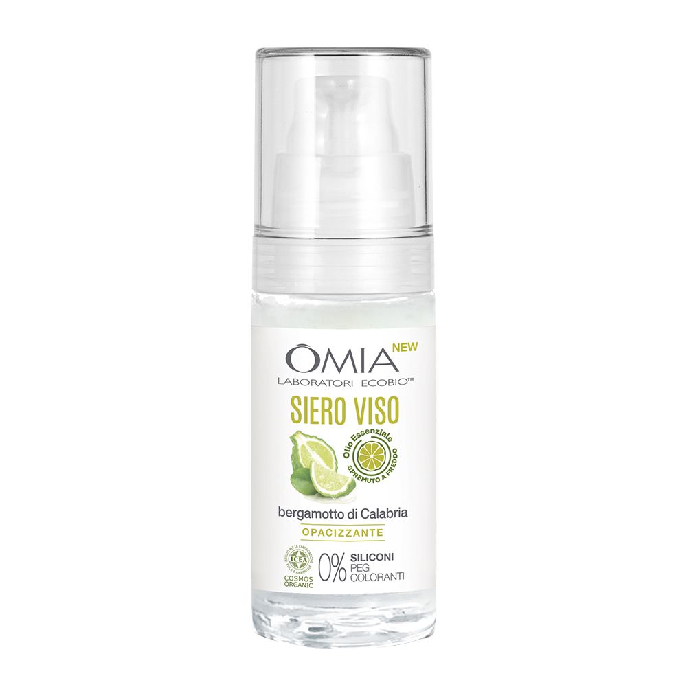 Siero Viso con Olio Essenziale di Bergamotto Calabria 30 ml