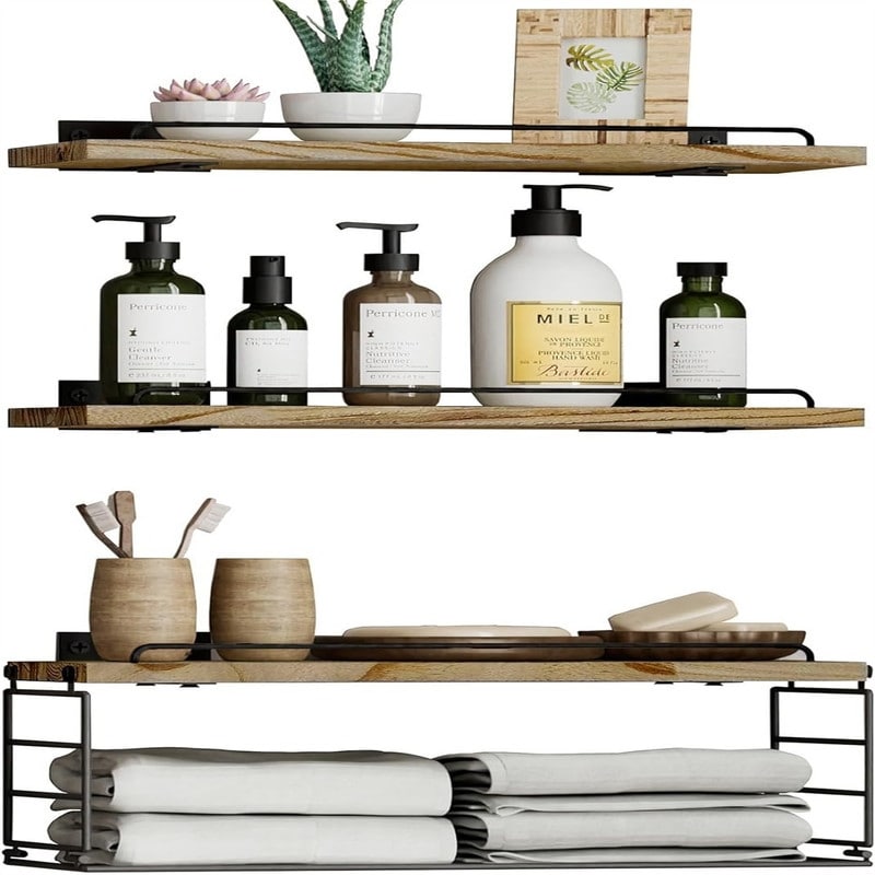 Floating Bathroom Shelves Over Toilet - 5.9