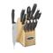 12 Piece Knife Block Set, Black