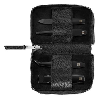 ZWILLING Beauty - Maniküre Pediküre Set 4tlg. mit Nagelknipser, Leder, schwarz Sets 1 ct 1 Stück (139 € / 1 ct)