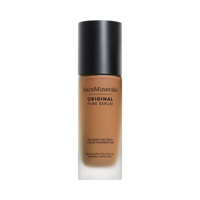 bareMinerals Original Pure Serum Radiant Natural Liquid Mineral Spf 20 Foundation MED. DEEP WARM 4.5 30 ml Braun Image