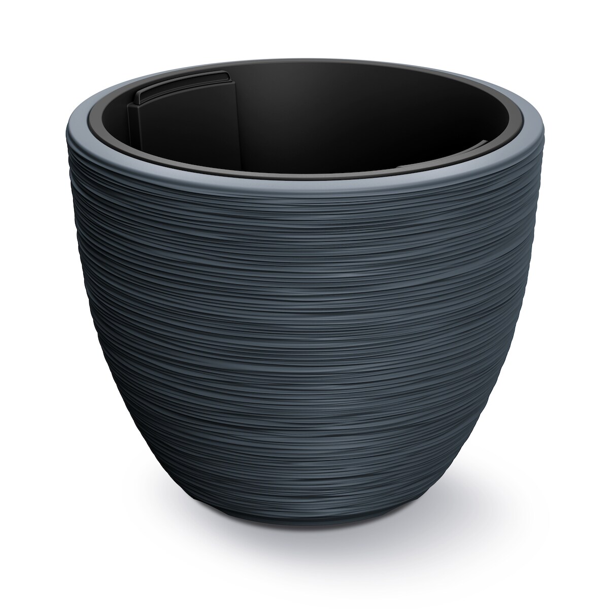 CASARIA® Blumentopf 30L 40x32cm Rillentopf Anthrazit Image