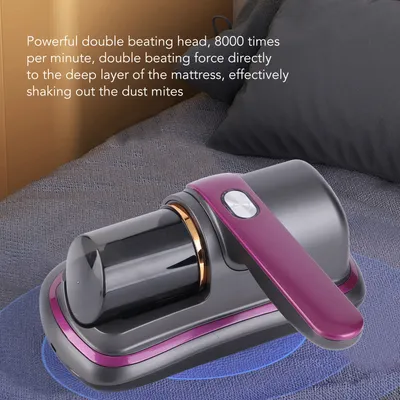 Mite Bed Staubsauger, kabelloser Handmatratzenreiniger, UV-Milbenentferner, Reinigungsmaschine für Image