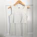 J. Crew Tops | J. Crew Dotted Ruffle Plaque Tank Top Women Small White G5981 Polka Dot Tiered | Color: White | Size: Xs