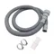 200/150/70cm Drain Pipe Washing Machine Dishwasher Drain Waste Hose Extension Pipe With Hose Clamps