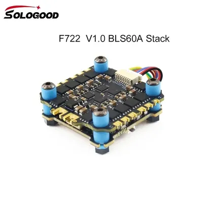 SoloGood F722 Stack ICM42688P F722 Flight Controller BLHELI_S 60A 4in1 ESC 30.5X30.5mm 2-6S for FPV