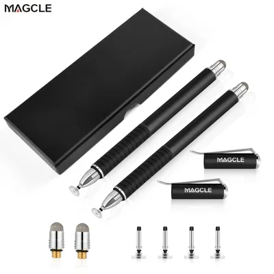 Universal 2 In 1 Stylus Touch Pen Pencil for Apple Ipad Tablet Smart Phone Samsung Mesh Fiber Tip