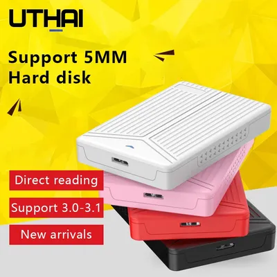 15mm 2.5 Inch USB 3.0-3.1 SATA HDD Enclosure SSD Notebook Mobile Desktop / Notebook Can Use Hard