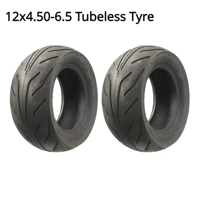 12 Inch 12x4.50-6.5 Tubeless Tyre for Scooter Wear-resistant New Electric Scooter Mini Kibe Avt