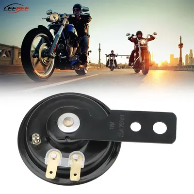 105db 12V Motorcycle Horn Car Loud Whistle Speaker Electric Warning Machine Kit Motorbike Dirt Pit