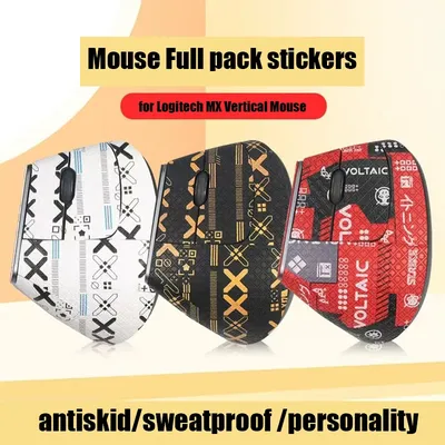 Mouse Full pack stickers for Logitech MX Vertical Mouse Grip Tape Skate Handmade Sticker
