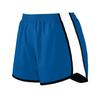 Augusta Sportswear 1266 Athletic Girls Pulse Team Short in Royal/White/Black size Small