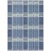 Gray 46 x 30 x 0.19 in Area Rug - Addison Rugs Machine Washable Indoor/Outdoor Chantille ACN1000 Navy 3' x 5' Rug | 46 H x 30 W x 0.19 D in | Wayfair