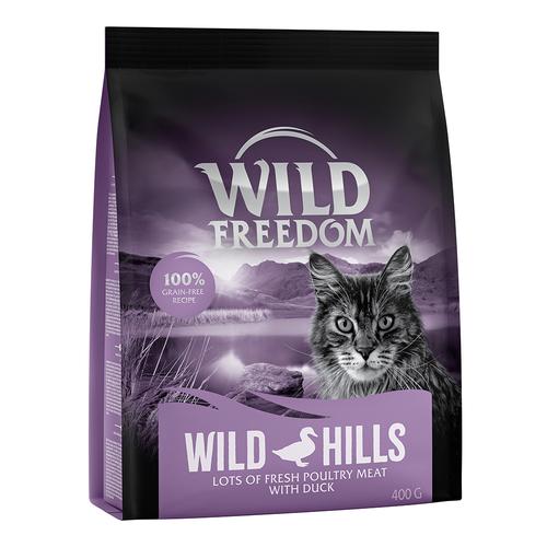 3 x 400g Adult Wild Hills - Duck Wild Freedom Dry Cat Food
