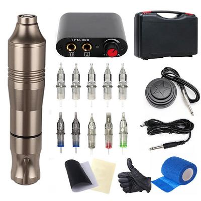 Basekey Tattoo Machine Set Rotary tattoo Pen Box Needle Power Supply Suitable for Tattoo Artists