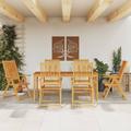 Vidaxl - Set da Pranzo da Giardino 7 pz in Legno Massello di Acacia