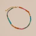 Lucky Brand Beaded Stretch Necklace - Women's Ladies Accessories Jewelry Necklace Pendants in Gold