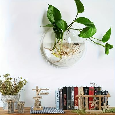 Wall-mounted Acrylic Planter Fish Bowl, Creative A...