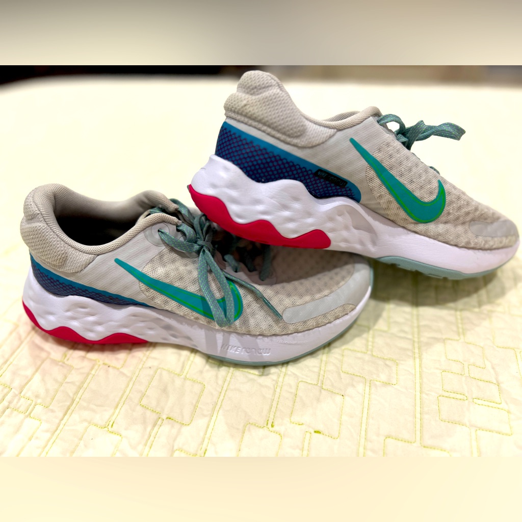 Nike Shoes | Clearance Nike Renew Ride Tennis Shoes Sneakers | Size 7 | Color: Blue/White | Size: 7