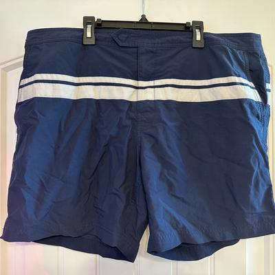 J. Crew Swim | J Crew Swim Trunks Men’s Bathing Suit Lined Shorts Sz 38 | Color: Blue/White | Size: Men’s 38