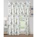 Winston Porter Chakara Printed Floral Window Curtain Set 84.0 H x 60.0 W in White;gray;taupe-Green | 60" W X 84" H | Wayfair