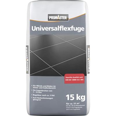 Primaster Universalflexfuge zementgrau 15 kg Flexfugenmörtel Fugenmörtel Mörtel Image