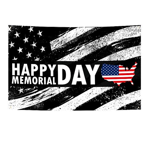 Wandteppich US 4. Juli Unabhängigkeitstag Outdoor Flagge Adler Freiheit Outdoor Banner Flagge Terrasse Garten Heimdekoration rot weiß blau Image