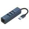 espansore USB 4-in-1 3.0hub splitter tipo-c scheda di rete da 100 megabit notebook un trascinatore quattro espansore